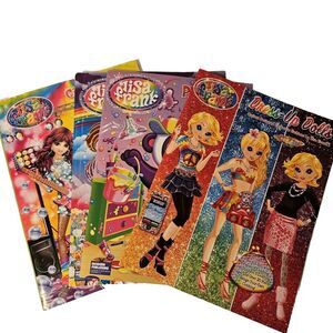 Lot Lisa Frank Activity Books Coloring Book,  Paint, Paper‎ Dolls, Stickers